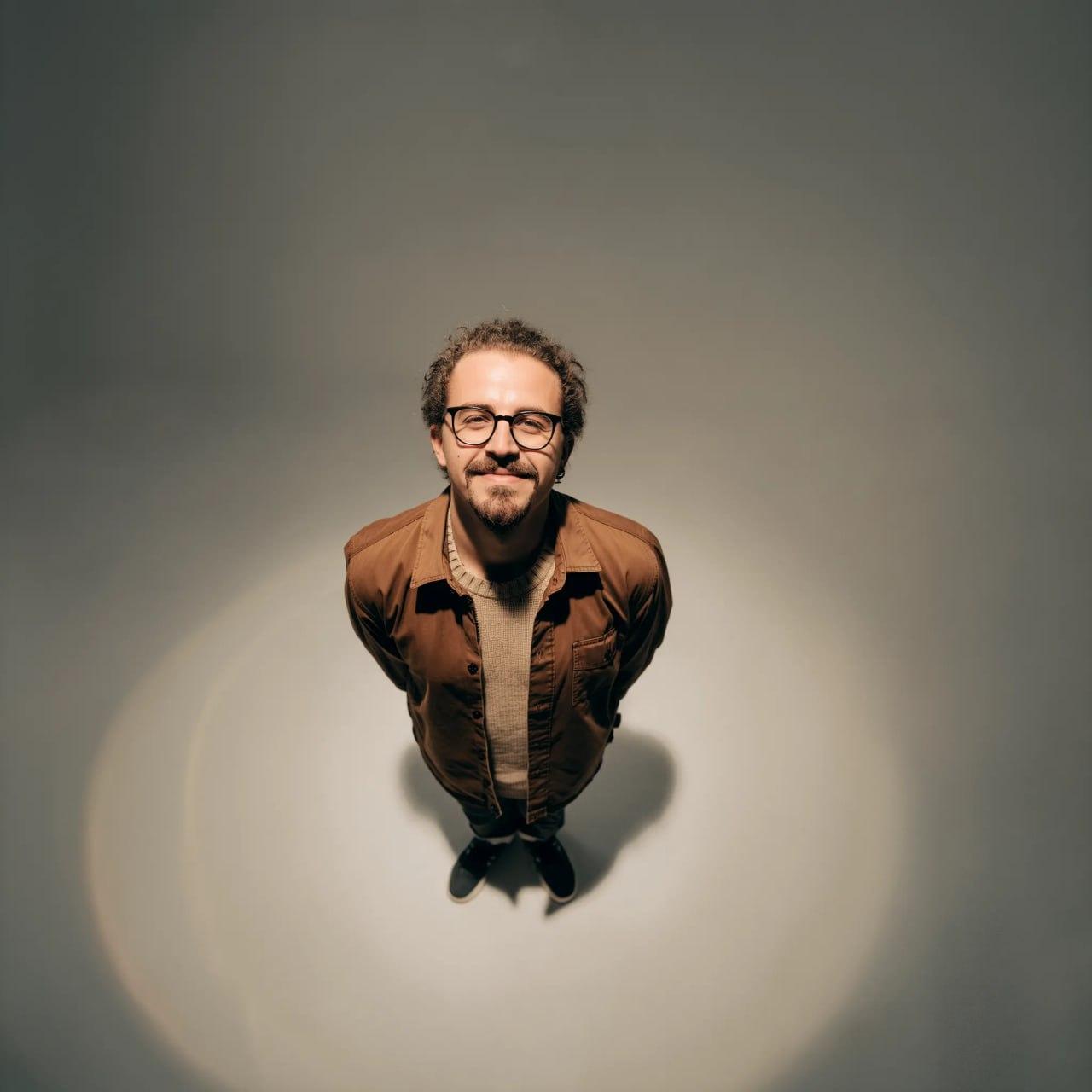 Poza AI pentru single-ul „clean” de Jacob Del Gormo, creat de WSOD.PROD pe baza scanării 3D a artistului