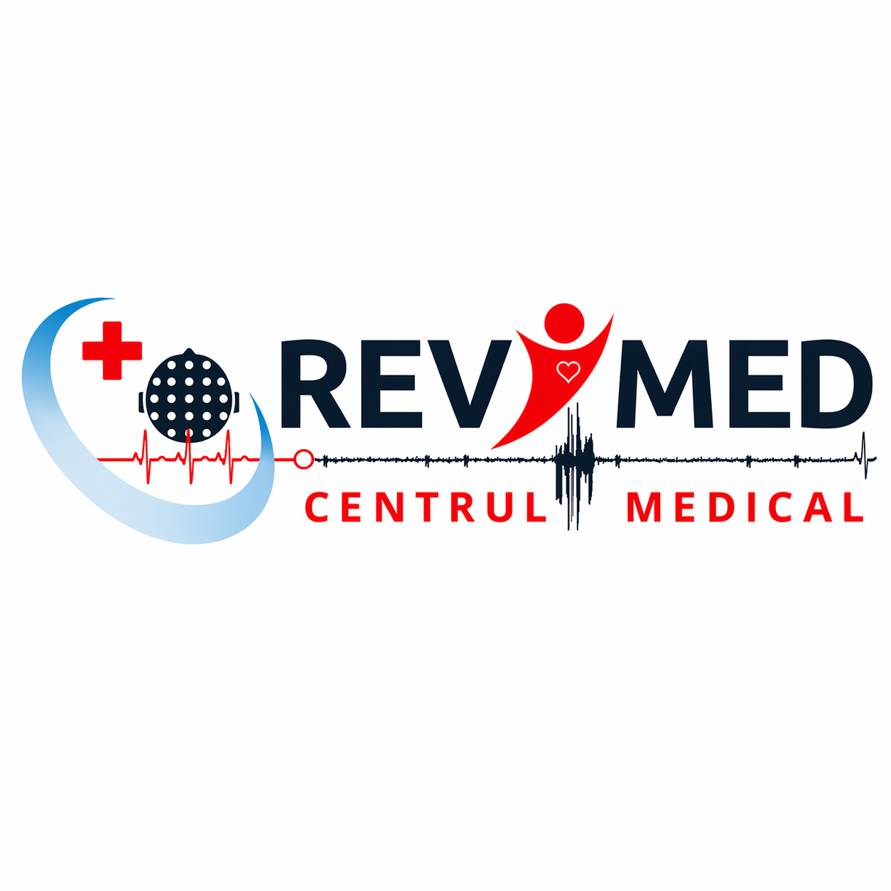 Design logo pentru REVMED Centrul Medical realizat de WSOD.PROD