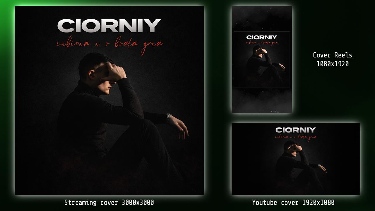 Design cover art pentru artiști, copertă streaming, cover YouTube și cover Reels realizate de wsod.prod