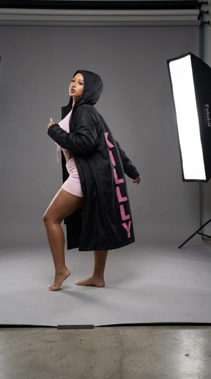 Fotosesiune AI ultra-realistă realizată pentru brandul Killy Clothing