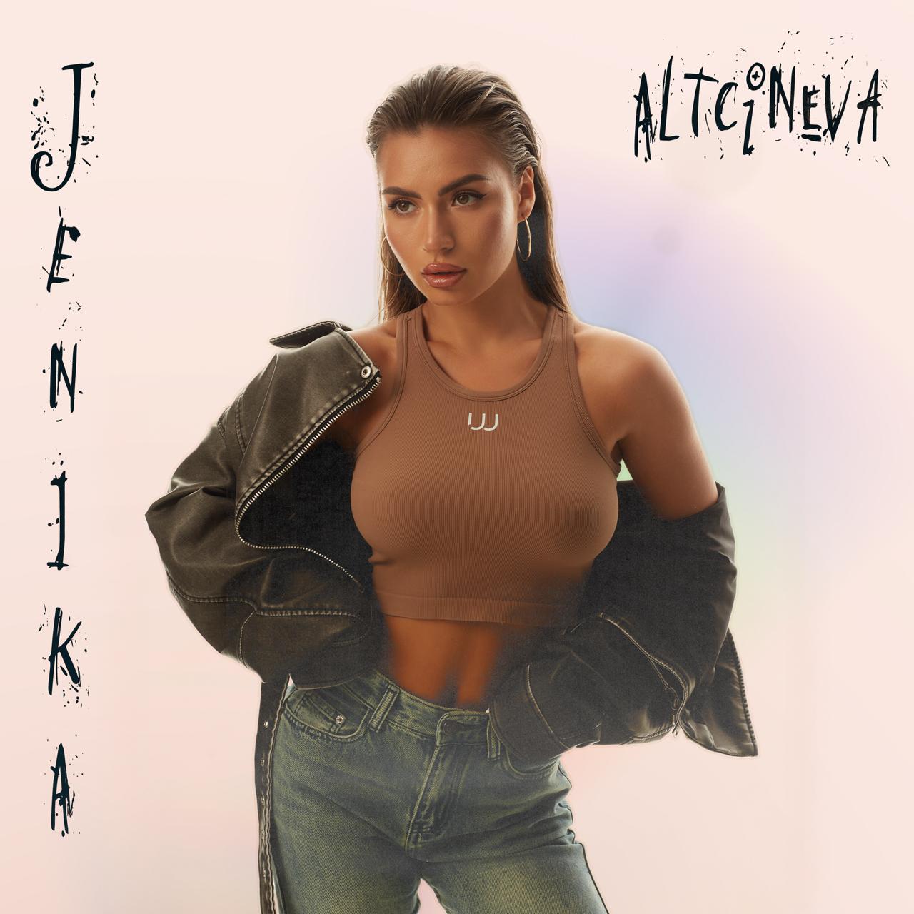 Design cover art pentru Jenika și piesa „Altcineva”, realizat de wsod.prod