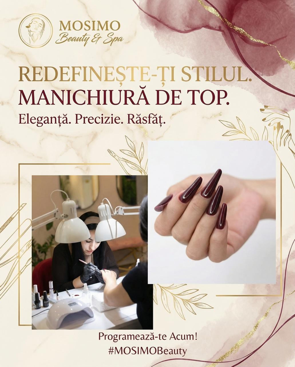 Postări social media cu CTA-uri pentru Mosimo Beauty Salon, realizate de wsod.prod