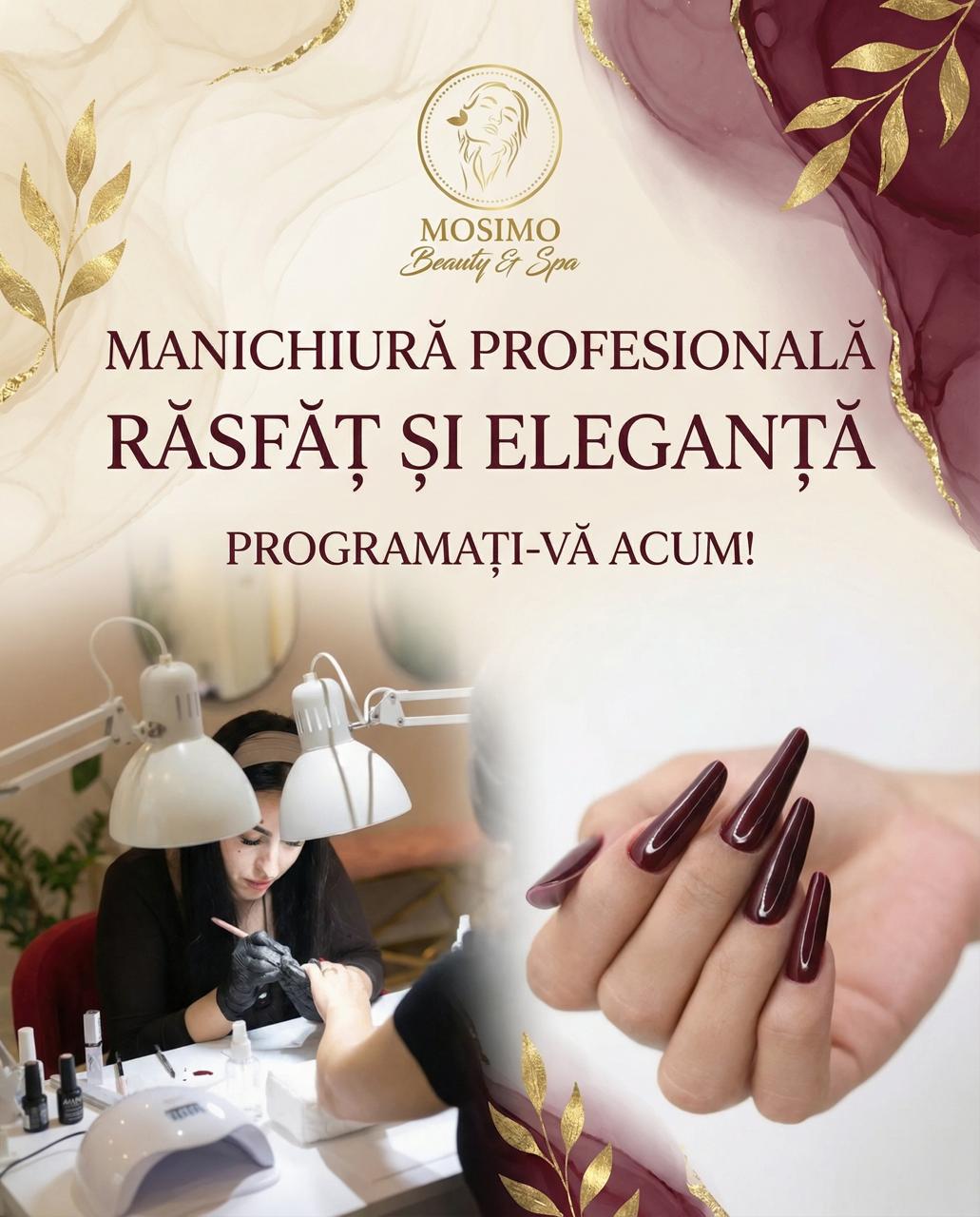 Postări social media cu CTA-uri pentru Mosimo Beauty Salon, realizate de wsod.prod