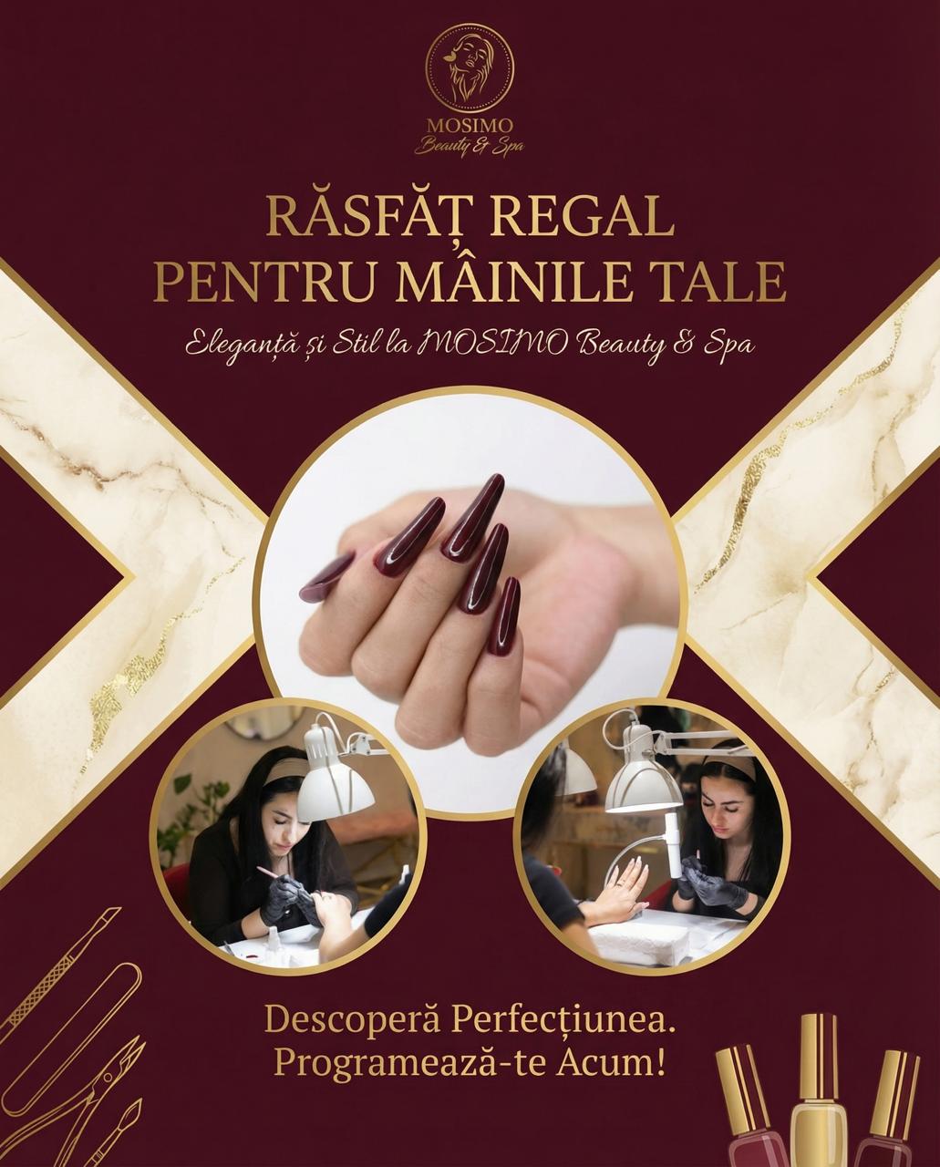 Postări social media cu CTA-uri pentru Mosimo Beauty Salon, realizate de wsod.prod