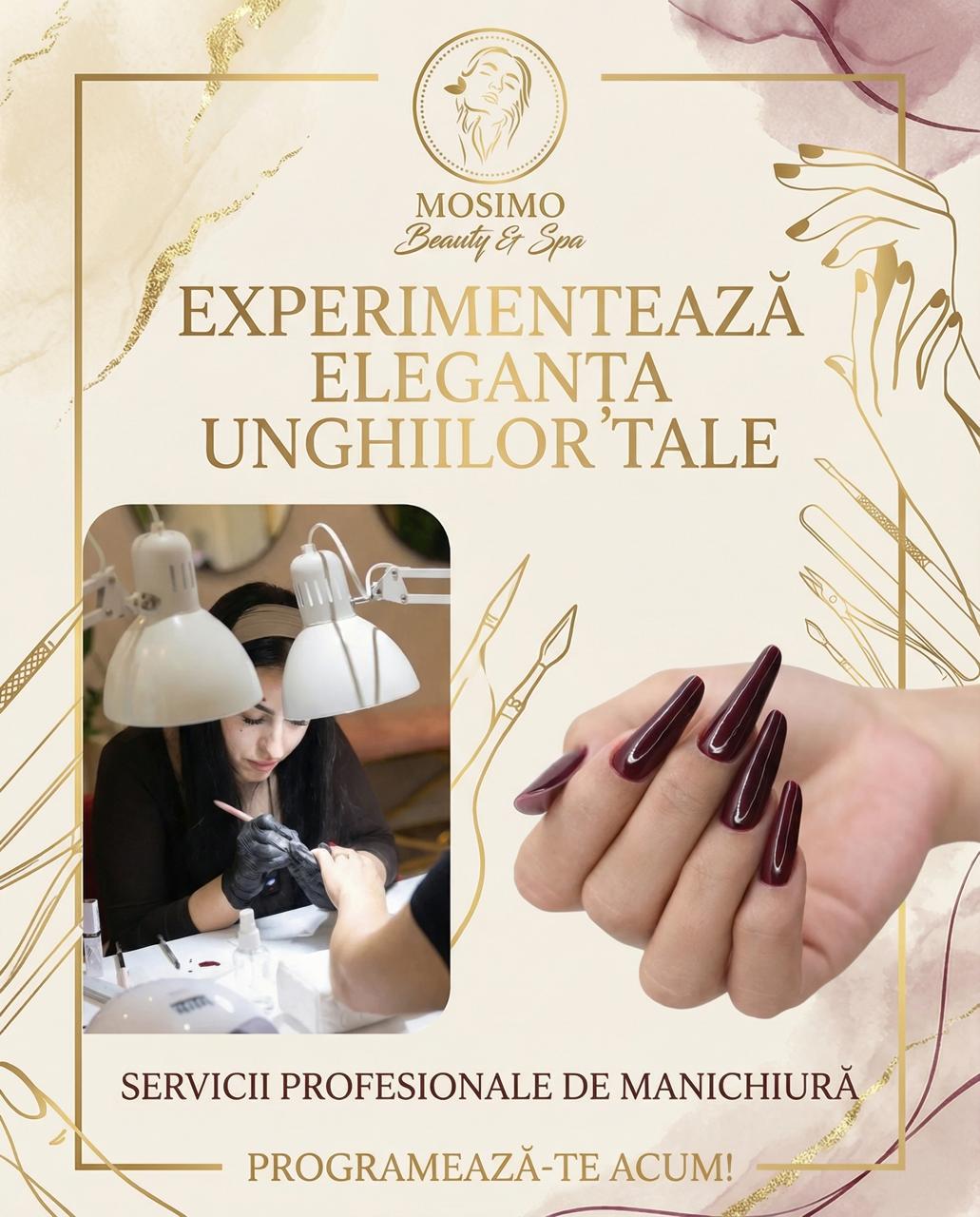 Postări social media cu CTA-uri pentru Mosimo Beauty Salon, realizate de wsod.prod