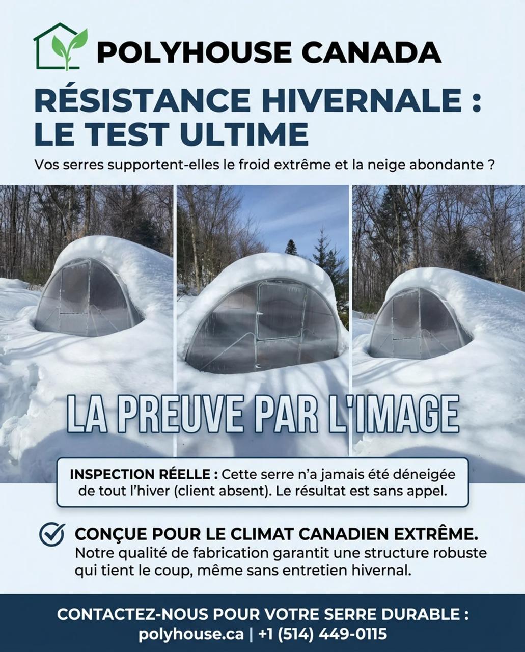 Grafică promoțională pentru sere de grădină din policarbonat Polyhouse, realizată de WSOD.PROD
