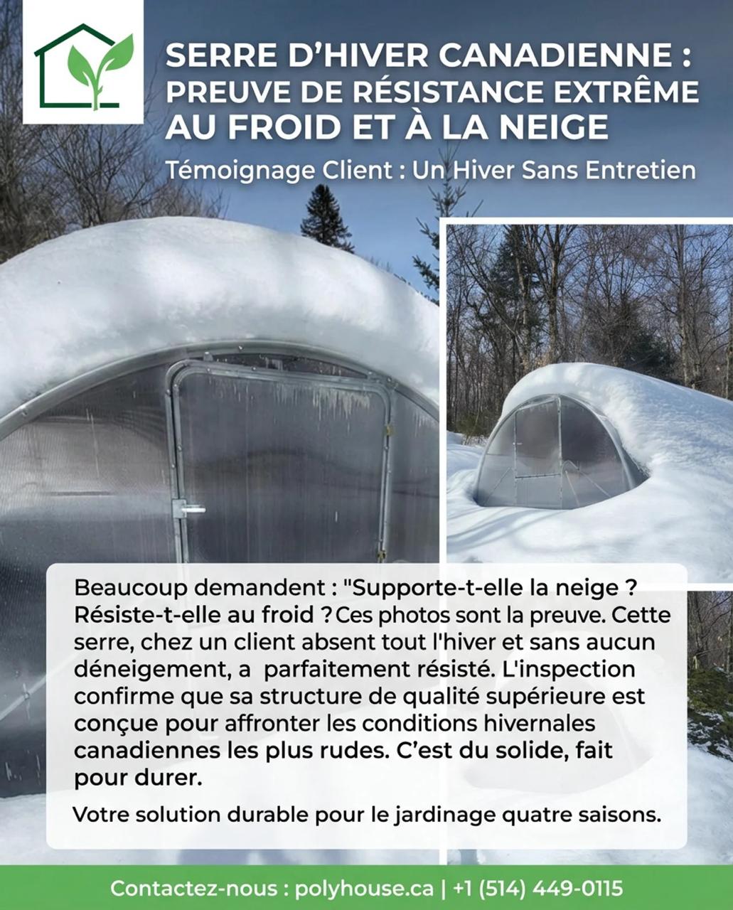 Material promoțional pentru sere Polyhouse, realizat de WSOD.PROD pentru promovare online și print