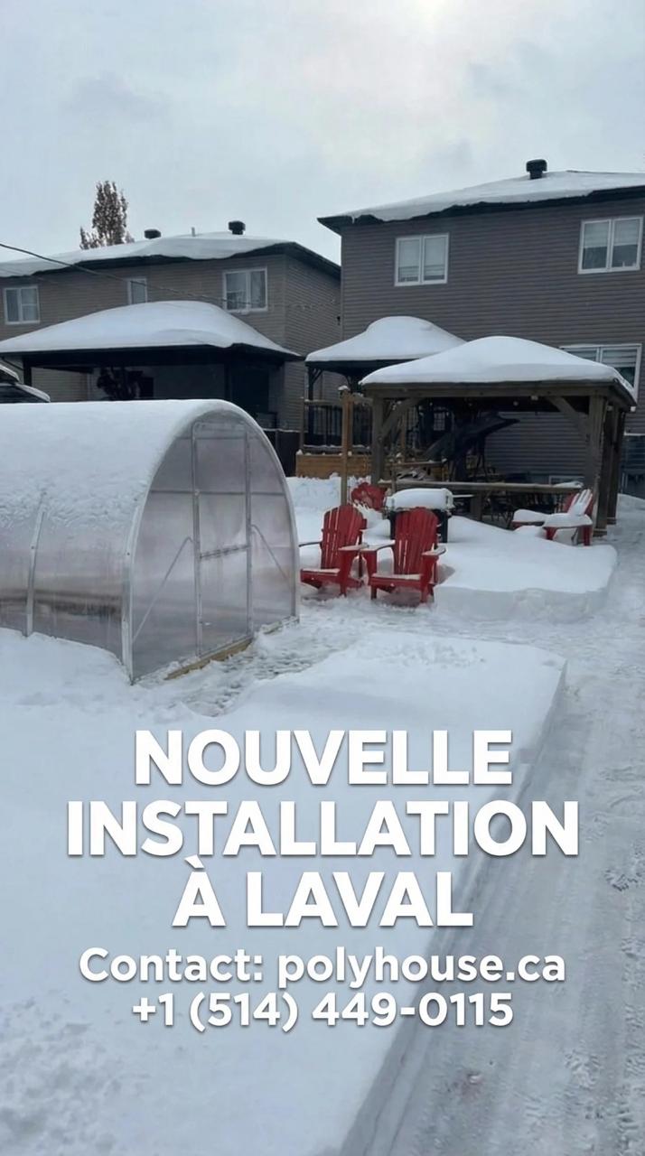 Design publicitar pentru sere de grădină din policarbonat Polyhouse creat de WSOD.PROD